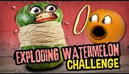 Annoying Orange - Exploding Watermelon Challenge!