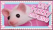 🐁 Fuzzy Mouse Christmas Tree Decoration 🐁