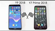 Huawei Y9 2018 Vs Huawei Y7 Prime 2018 Speed Test Comparison!