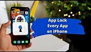 Free App Lock for any iPhone | How to lock apps on iPhone?