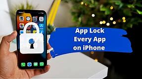 Free App Lock for any iPhone | How to lock apps on iPhone?