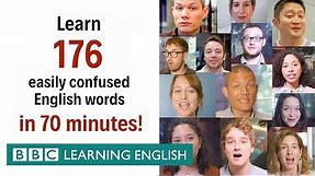 BOX SET: Learn 176 easily confused English words in 70 minutes!