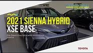 3-Minute Tour of 2021 Toyota Sienna Hybrid XSE Base (Pre-Dawn Grey Mica, Moonstone Interior)