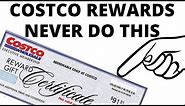 Costco Rewards and Cash Back Mistakes Everyone Makes Shopping
