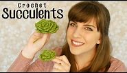 How to Crochet a Succulent - any size!