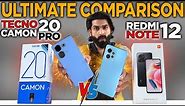 The Ultimate Comparison Tecno Camon 20 Pro vs Redmi Note 12 | 5 Differences You Need to Know !!
