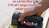How to print special logo on carton box by CYCJET large character inkjet printer #handheldinkjetprinter #logo #inkjetprinter #highresolutioninkjetprinter #diy #largecharacterinkjetprinter #inkjetprintingmachine