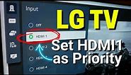 Set HDMI1 as Priority on Start Up on LG TV - Hotel Mode Hidden Menu