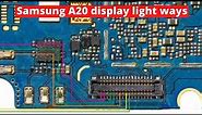 Samsung A20 (SM-A205) Black Display || Display Light Ways || 100% Working Solution #ifsatech