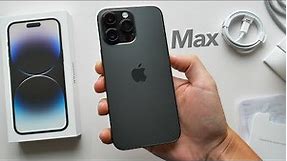 iPhone 14 Pro Max Unboxing, Hands On & First Impressions! (Space Black)
