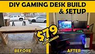 DIY Gaming Desk Build & Setup