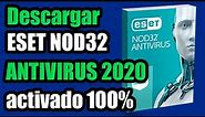 ✔ DESCARGAR Eset Nod32 Antivirus FULL EN ESPAÑOL 2020 + LICENCIAS ACTUALIZADAS - Gratis 32 & 64 Bits