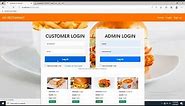 Online Food Ordering and Delivery System | With full database, PHP, CSS, MsQL, JS.