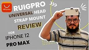 AliExpress Action Camera Head Mount review | iPhone 12 pro max | GoPro Head Strap