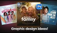 03 EPIC Graphic Design Ideas in Photoshop - Full Tutorial