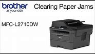 Brother MFCL2710DW - Clearing paper jam errors