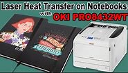 Notebook Diary Cover Printing with OKI PRO8432WT