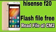 Hisense f20 flash file How to Read with cm2