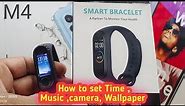 smart bracelet watch connect to phone | How to on smart bracelet watch M4