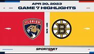 NHL Game 7 Highlights | Panthers vs. Bruins - April 30, 2023