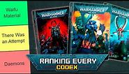 Ranking EVERY Codex in 40K - A Farewell to 9th Edition