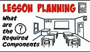 Lesson Planning: What is Required?