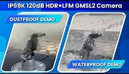 IP69K Camera Water & Dust proof demo - STURDeCAM31 | 120dB HDR+LFM GMSL2 camera | e-con Systems