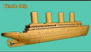 Titanic Ship by Using Cardboard.