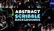Download Abstract Scribble Backgrounds | After Effects - Videohive - aedownload.com