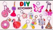 20 DIY KEYCHAIN IDEAS - How To Make Cute Key Chains - Barbie Keychain - BTS Keychain and more...