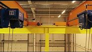 Overhead gantry crane anti collision and slow down limits. How does it work, how to slow down cranes