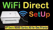 HP Envy 6000 WiFi Direct SetUp review !!