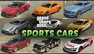 GTA 5 Sports Cars List - All Sports Cars in Grand Theft Auto V