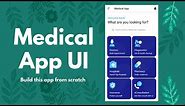 Medical App UI - Build Apps from scratch - [Android Tutorial #98]