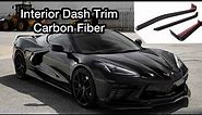 Carbon Fiber Interior Dash Trim - C8 Corvette