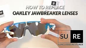 How to replace Oakley Jawbreaker lenses - Sunglasses Restorer