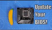How to update Gigabyte Motherboard BIOS easily (feat B650I AORUS ULTRA)