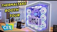 You NEED to see these PC cases! - Thermaltake Booth Tour CES 2024