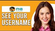 How To See Your FNB Username (How To View Your FNB Username)