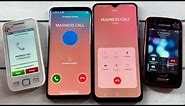 Two Samsung LaFleur vs Samsung Galaxy A30S vs Samsung Galaxy S9/ Incoming, Outgoing Madness Calls
