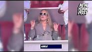 Adele becomes meme after shushing crowd for Rihanna’s Super Bowl halftime show | New York Post