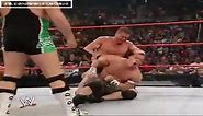 WWE John Cena vs Lita - King Booker T destroys John Cena