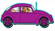 "Grandma's Got a Little Purple Car" - Kids Learn Colors, Funny Song, Teach Children Colours