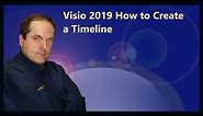 Visio 2019 How to Create a Timeline