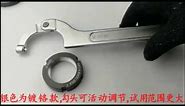 Adjustable Square and Pin Hook Spanner