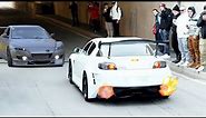 Mazda RX8 - Crazy SOUNDS, Flames and Turbo Accelerations
