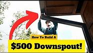 How To Build A Super Custom Box Downspout