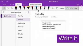 Create a to-do list with OneNote