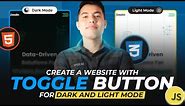 Building a Dark/Light Mode Toggle for Your Website Using HTML, CSS, and JavaScript | Free Code