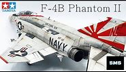 Tamiya NEW 1/48 F-4B Phantom II VF-111. Full build aircraft model kit #61121